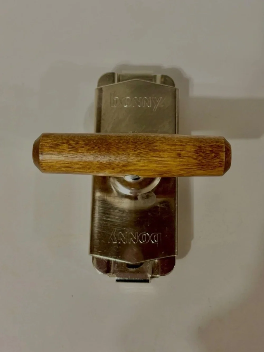 1960’s Vintage Bonny Top Off Jar & Bottle Screw Top Opener Metal Wooden Handle